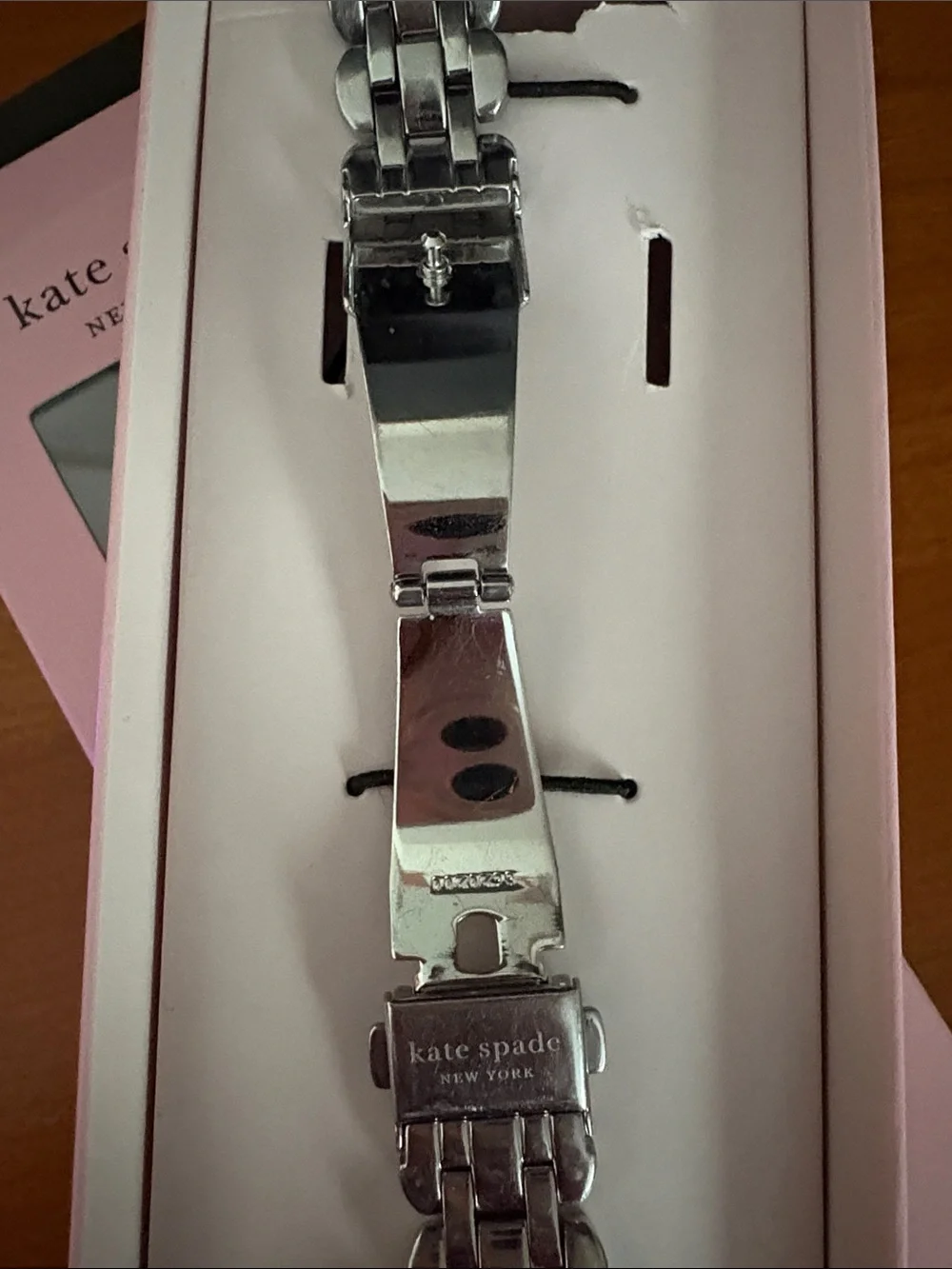 Kate Spade Silver Polished Link Apple Watch Bracelet ⌚️